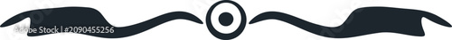Decorative Swirls and Circles Graphic Element for Design and Decoration