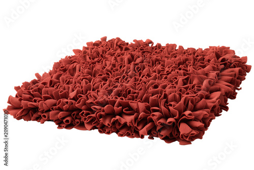Pet snuffle mat with hidden pockets isolated on transparent background, Clipart png