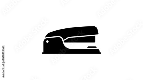 Konstfotografi Black stapler icon isolated on a white background for office supplies
