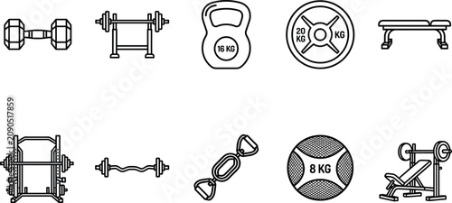 Collection of vintage industrial valves and fittings a detailed black and white illustration
