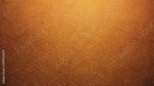 Golden Topographic Map Abstract Background with Contour Lines for Modern Graphic Design Projects and Elegant Data Visualization Presentations