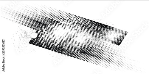 Photos Glitch distorted grunge layer