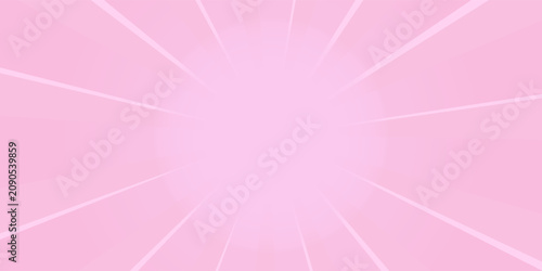 Tableau sur toile Background with pink gradient and concentrated lines interspersed with stars