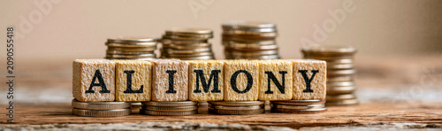 Alimony Financial Concept: ...