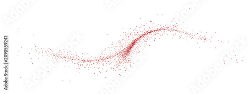 Cuadro en lienzo Vibrant red chili powder pile isolated transparent png overlay with crushed caye