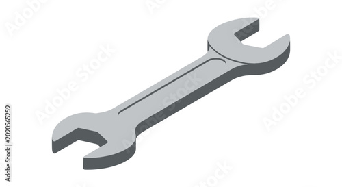 Fotografía Industrial isometric double ended wrench tool