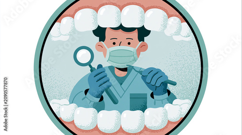 Dental Check-up: A dentist ...