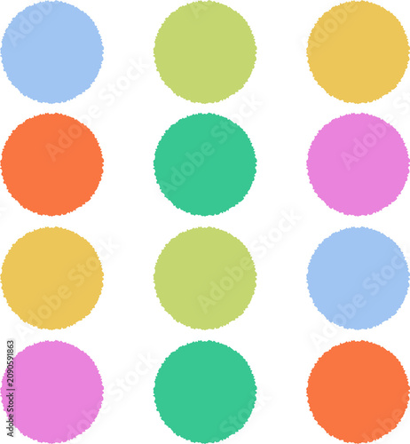 Planners and weekly days label, memo schedule sticker tag.