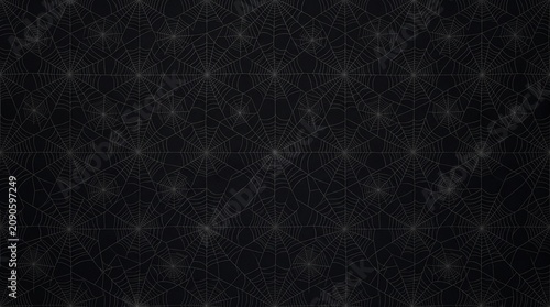 Black Spiderweb Pattern Halloween Background Texture
