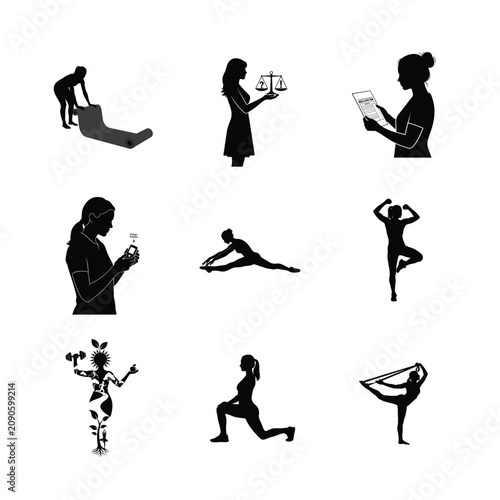 Professional Presentation Silhouettes Teaching Coaching Public Speaking Group