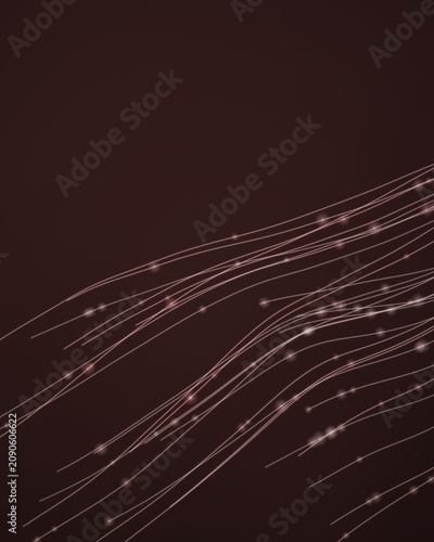 Foto Abstract Light Streaks with Particles