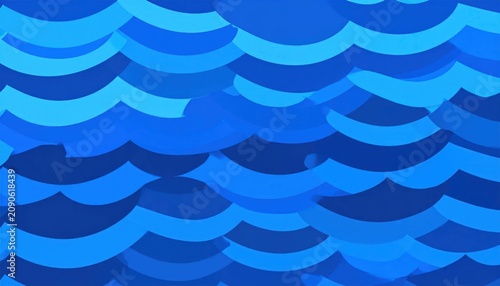 Light blue curved abstract wave pattern backdrop