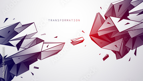 Konstfotografi Transformation driven by tension and contrast