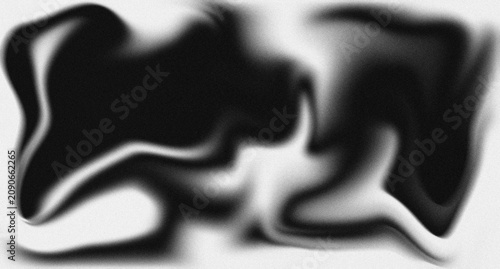 Abstract liquid swirl pattern with flowing black and grey shapes