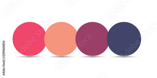 The trendy combination of pastel colors palette 2023 for fashion, Interiors Design, Web Design, Mobile Applications, Social Media Templates, UX and UI designs, and Drawing.