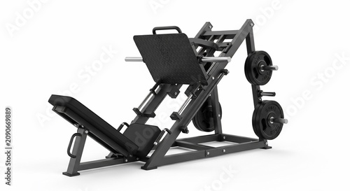 Professional Gym Leg Press Machine for Strength Training.