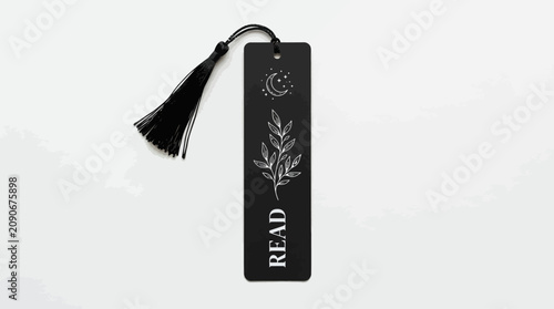 Tableau sur toile Celestial Botanical Bookmark Design