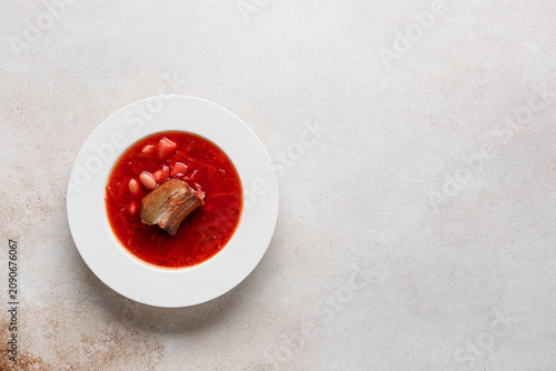 Bowl of traditional Ukraini...
