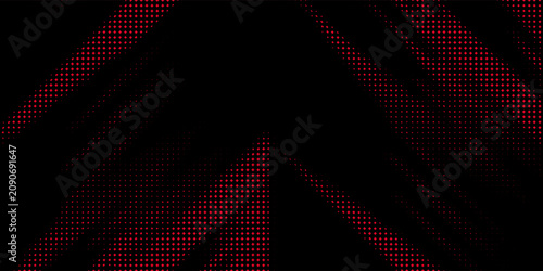Black and red abstract grunge background with halftone style.