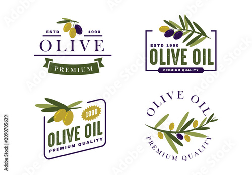 olive oil modern logo