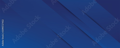 Photos Abstract blue background with glowing geometric lines