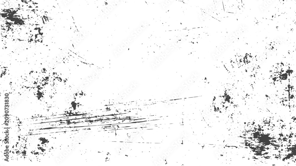 Fototapeta premium Black and White Scratch Grunge Texture with Dust Overlay, Distressed Urban Surface, Vintage Grain Pattern, High Quality Vector Illustration.