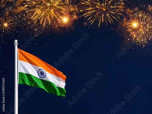India independence day celebration background.