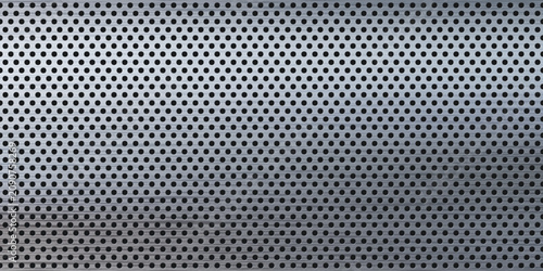 Metal texture surface perforated, silver foil chrome with metal background mirror for brush aluminium shiny. Plate steel aluminum with gloss gradient sheet for stainless paper surface.