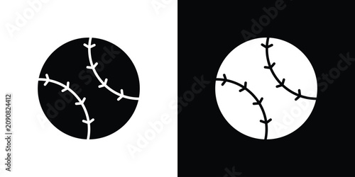 фотографія Baseball icon editable graphic series