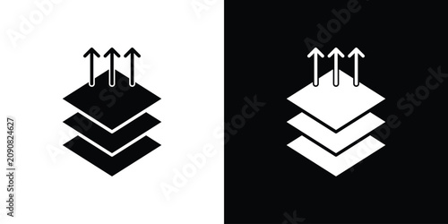 Foto Breathable icon editable graphic series