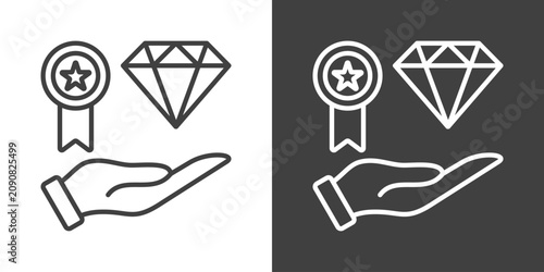 Value Creation Icon Set Vector Collection Isolated In Black And White