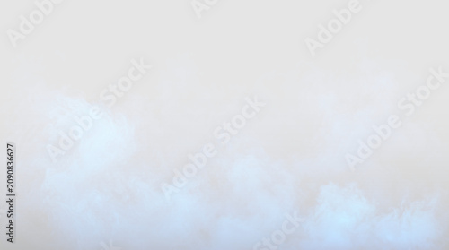Foto blue smoke or fog texture on dark background