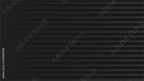 Dark Gray 3D Grid Seamless Metallic Tile Texture Background