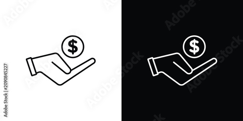 Fotografía Contribution icon simple graphics pack