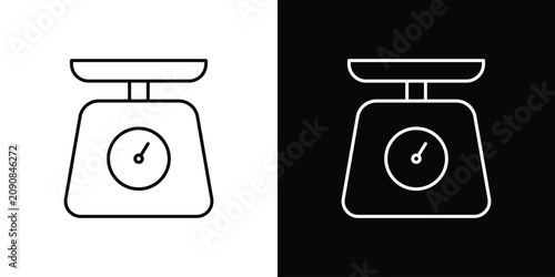 Foto Kitchen scales icon simple graphics pack