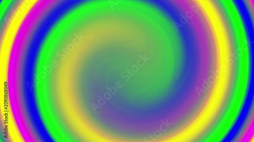 Abstract psychedelic rainbow spiral background colorful twirl fluid wave swirl pattern vibrant gradient loop hypnotic neon colorful backdrop motion graphic.