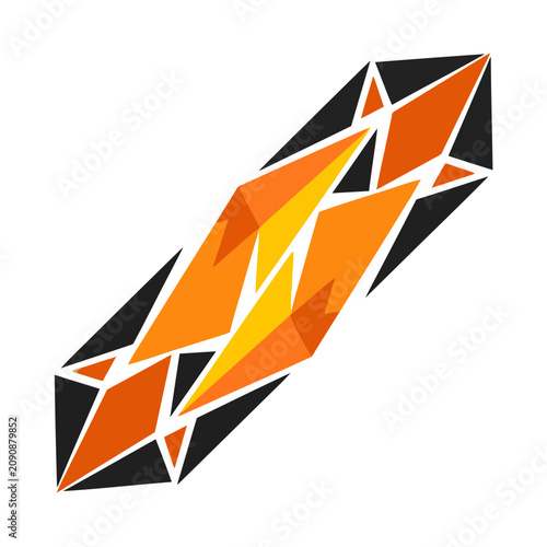 Blue Arrow Symbol Design Element