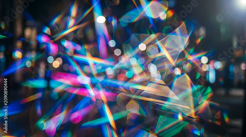 Abstract Optical Light Overlay