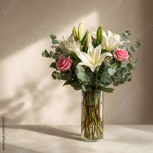 Fresh Blooms in Pots, Vases, and Bouquets