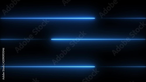 Minimalist neon light bars channel parallel linear vector energy tracks over dark pages. Creative video portfolio titles implement a minimalist neon light bar layout framework.