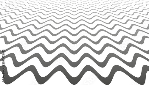 фотографія Wavy Lines Pattern. Abstract Textured Background.