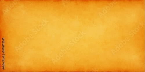 Fotografie Abstract orange textured paper background with vintage distressed edges and soft
