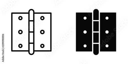 Принти на полотні Hinge icon design template