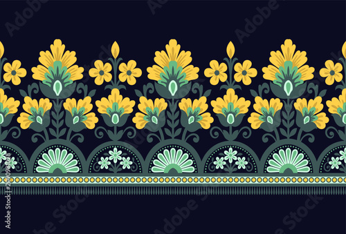 flower pattern design background seamless  for wedding cards, invitations, and vintage textile designs