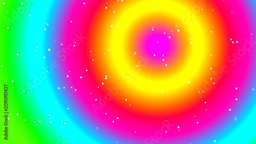 Neon Holographic Radial Gradient Background with Vibrant Color Glow