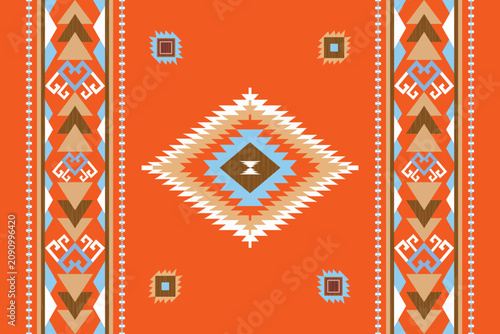 Ikat abstract ethnic art seamless pattern vintage style wallpaper, set, geometric, oriental, fabric, clothing, print, ornament, Aztec geometric, furniture