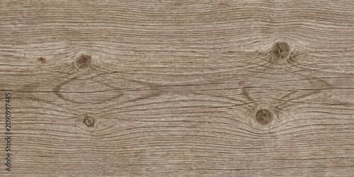 Fotografie Close-up of weathered wooden planks with visible grain and knots, showcasing natural texture and earthy tones