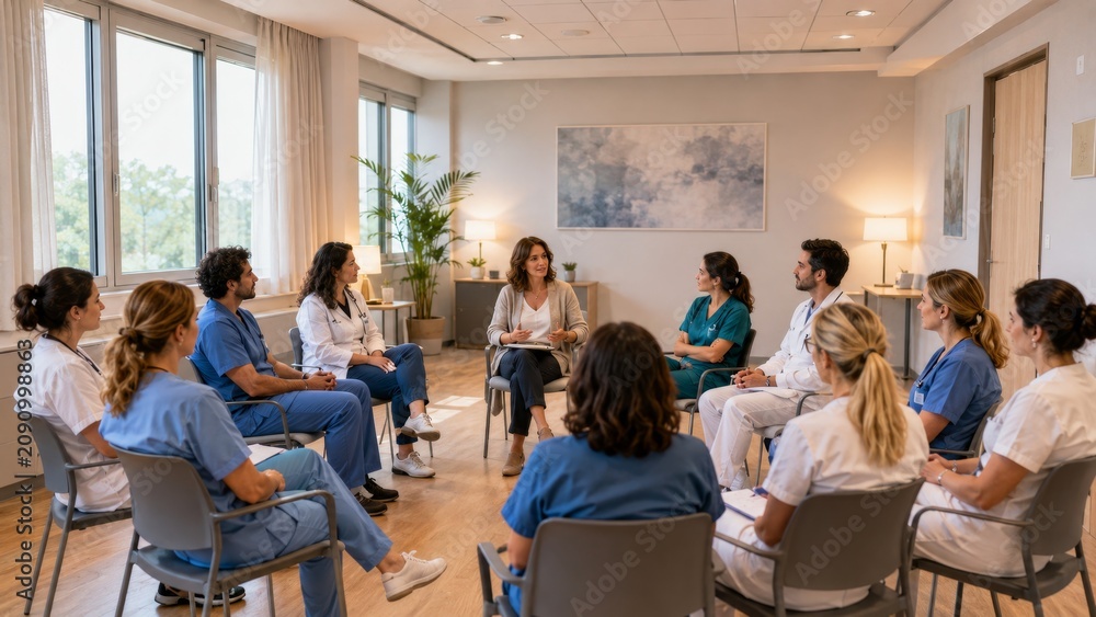 Obraz premium Mental Health Training for Hospital Staff