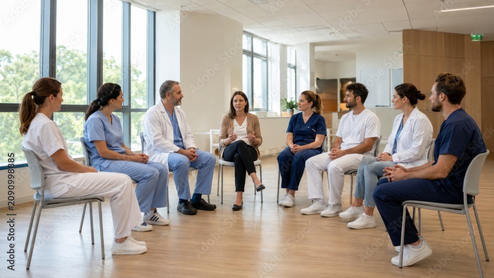 Obraz premium Mental Health Training for Hospital Staff