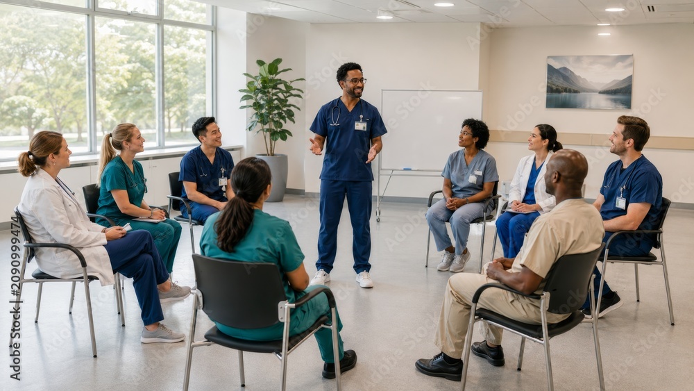 Obraz premium Mental Health Training for Hospital Staff